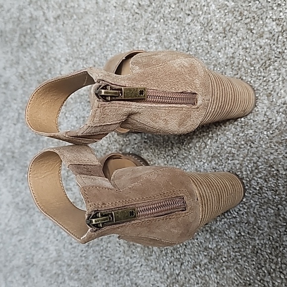 Lucky Brand Brown Sandal Heels Sz9 - Picture 4 of 4